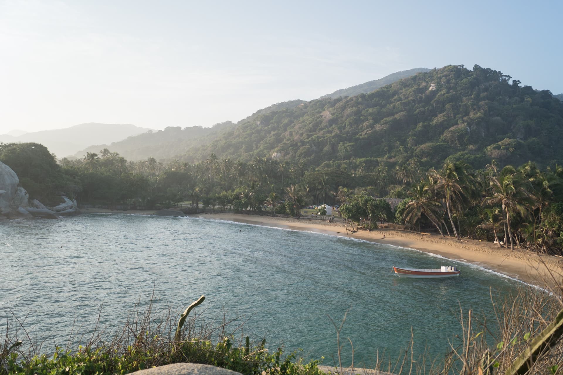 Santa Marta beach landscape